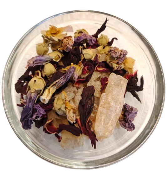 Schamanische Räuchermischung I Naturrein und hochwertig I Geistige Harmonie I Höheres Bewußtsein I Heilung I Copal Manila I Hibiskusblüte I Eibischblüte I Hopfenblüte 100 g